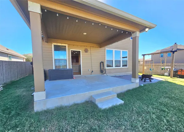 a view of outdoor space and deck