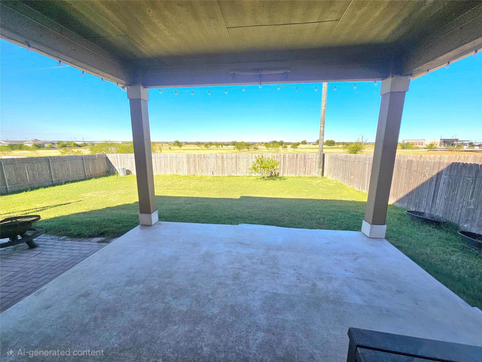 120 Schuylerville Drive Elgin, TX 78621 - Photo 24 of 29 Fenced backyard with a covered patio