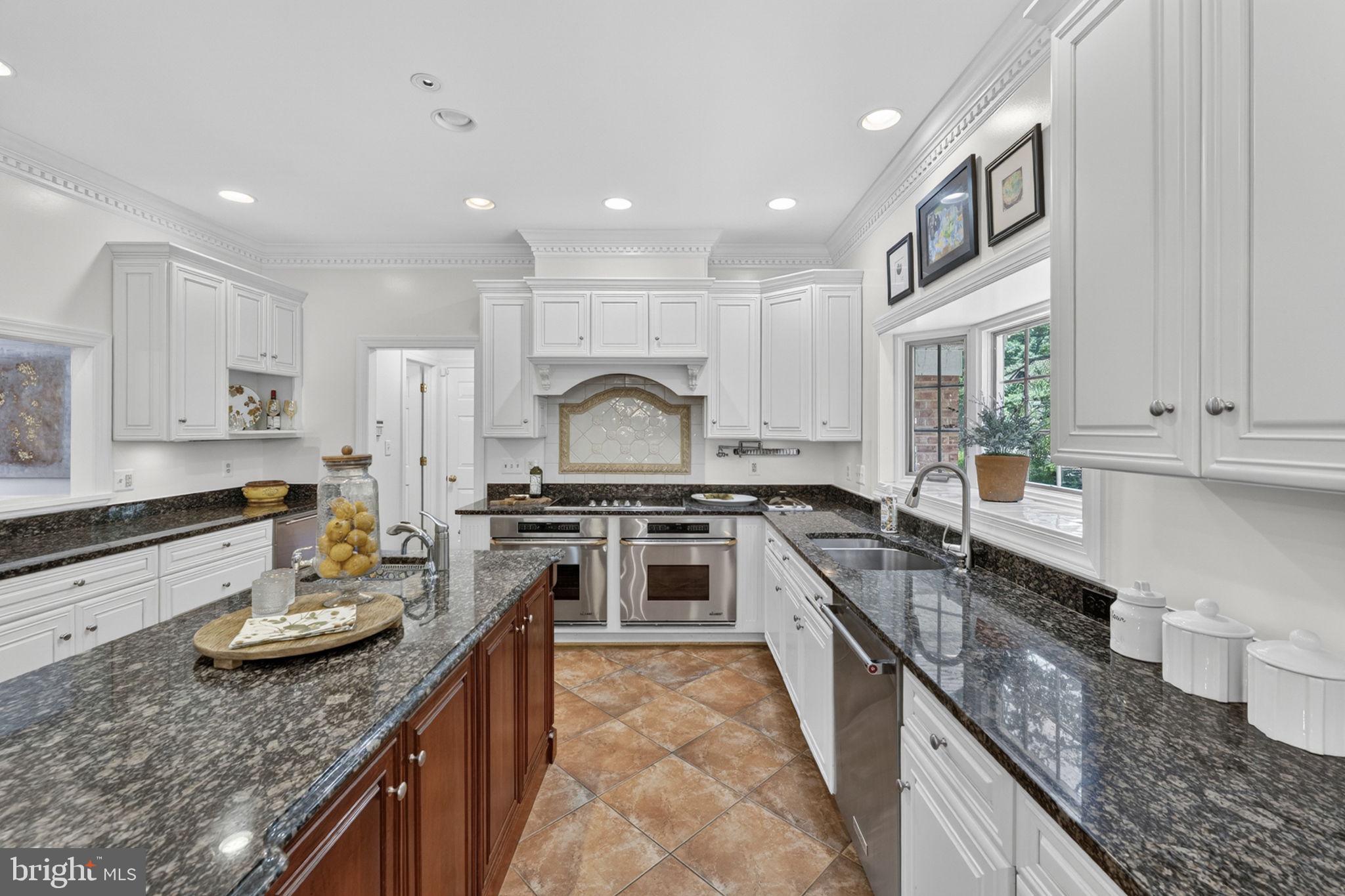 4531 Den Haag Road Warrenton, VA 20187 - Photo 20 of 103 a kitchen with stainless steel appliances granite countertop a sink stove and cabinets