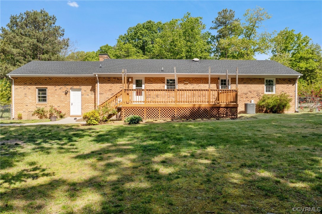 5525 Qualla Road Chesterfield, VA 23832 - Photo 42 of 50 front view of a house with a big yard