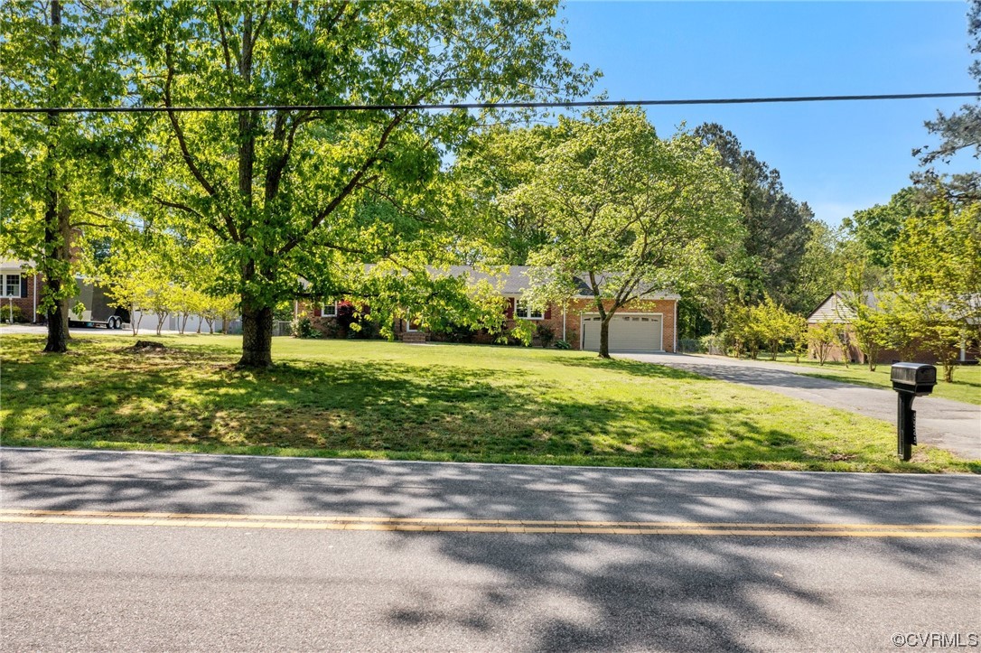 5525 Qualla Road Chesterfield, VA 23832 - Photo 6 of 50 a backyard of a house with lots of green space