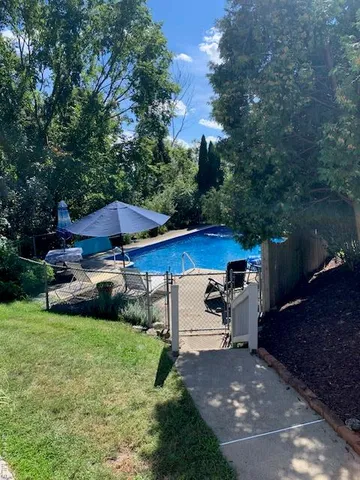 a view of outdoor space with trees