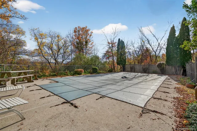 a backyard of a house