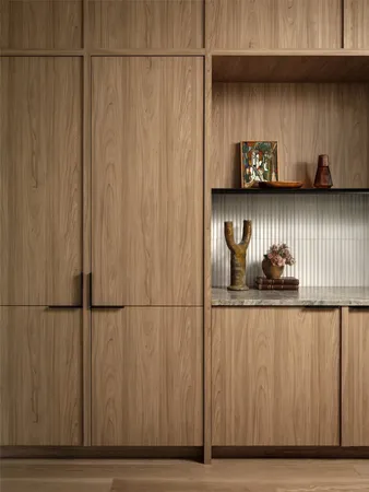 a kitchen with a window and cabinets