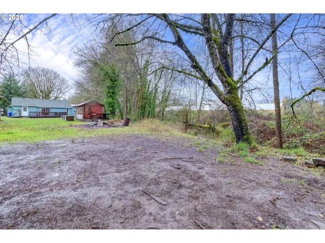a view of outdoor space with trees