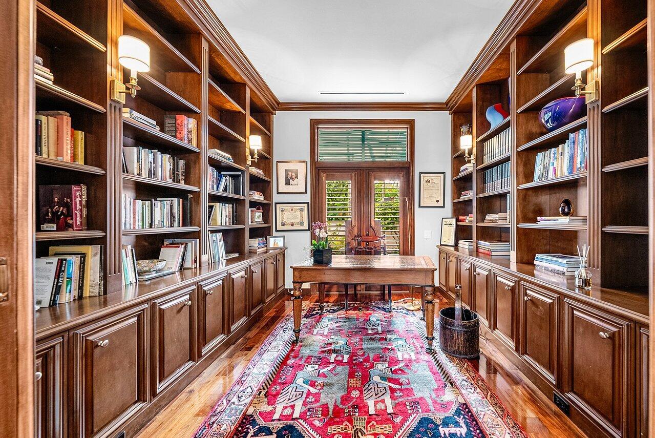 3138 Gulf Stream Road Gulf Stream, FL 33483 - Photo 35 of 49 a bookshelf with wooden floor