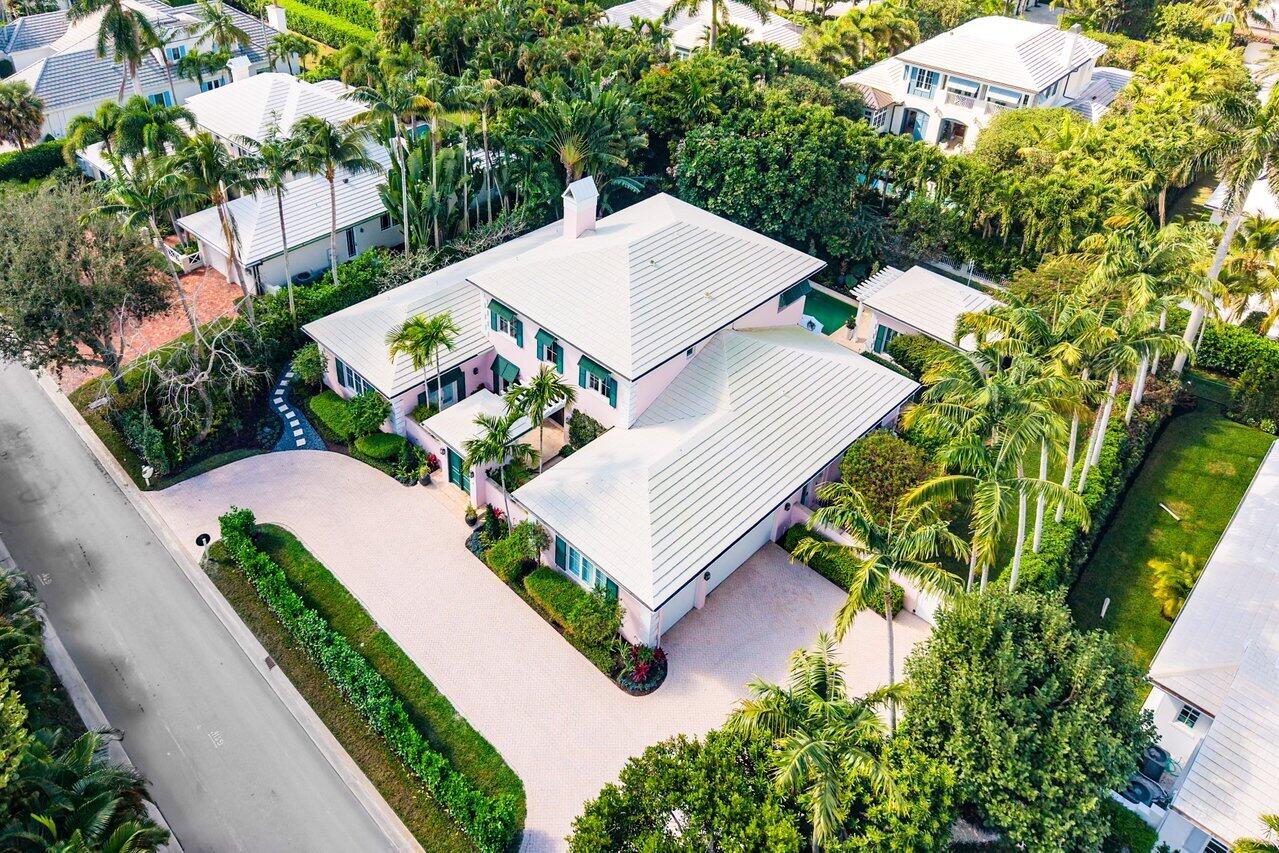 3138 Gulf Stream Road Gulf Stream, FL 33483 - Photo 45 of 49 an aerial view of a house with yard and outdoor seating