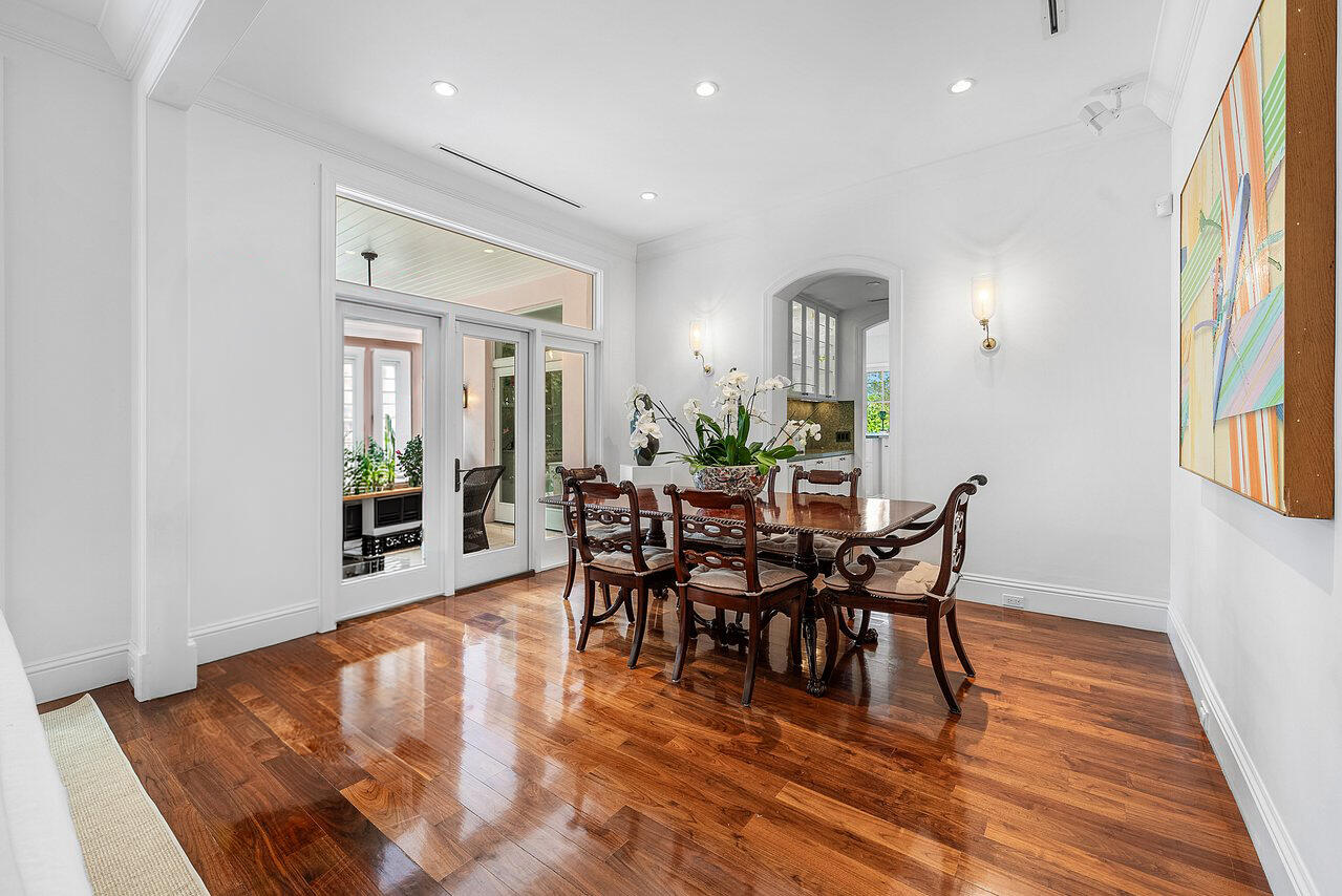 3138 Gulf Stream Road Gulf Stream, FL 33483 - Photo 9 of 49 a view of a dining room with furniture and wooden floor