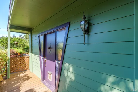 a view of front door