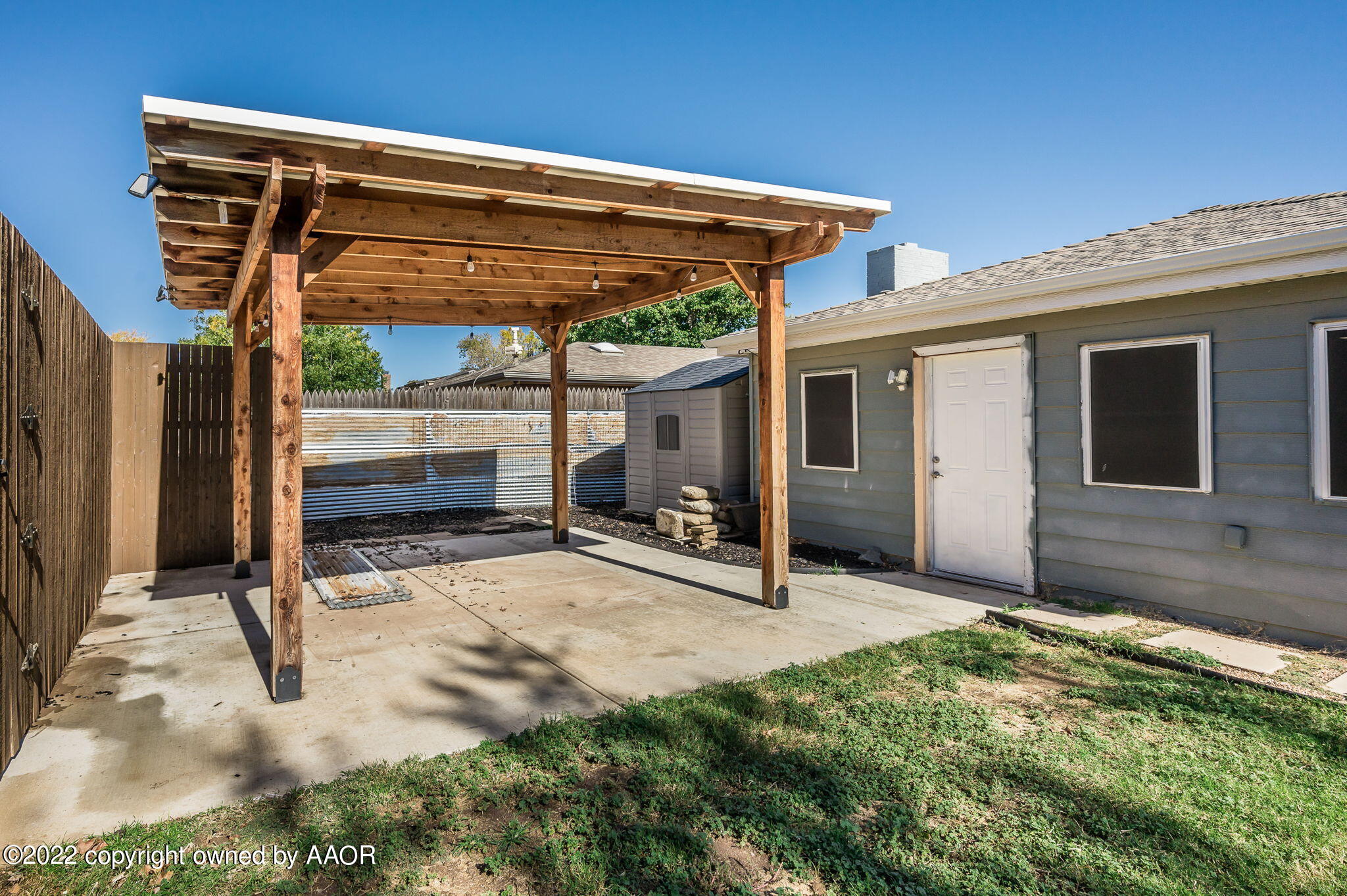 6526 Garwood Road Amarillo, TX 79109 - Photo 21 of 23 Back Yard-3