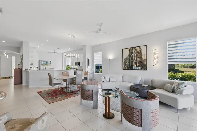 a bedroom with a bed and a table