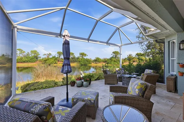 a room with gym equipment and a large window