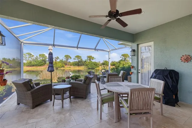 a room with gym equipment and floor to ceiling window
