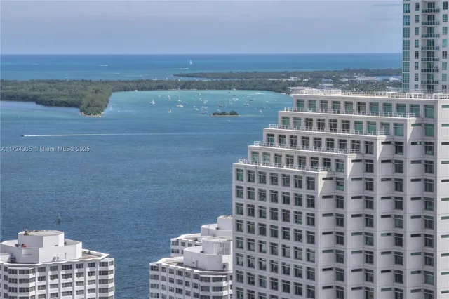 a view of a city with tall buildings