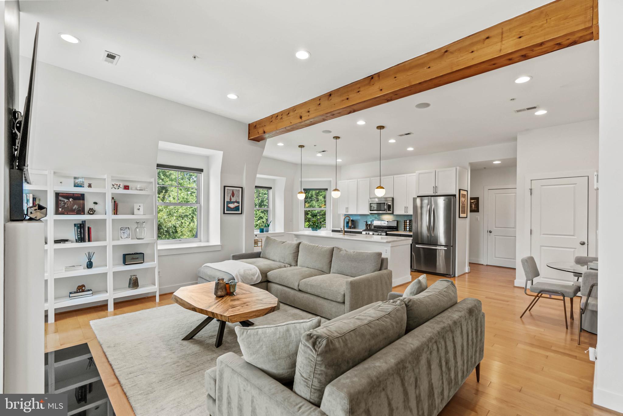 3311 13th Street Northwest, Unit 5 Washington, DC 20010 - Photo 2 of 36 Bright, modern living space with natural light.