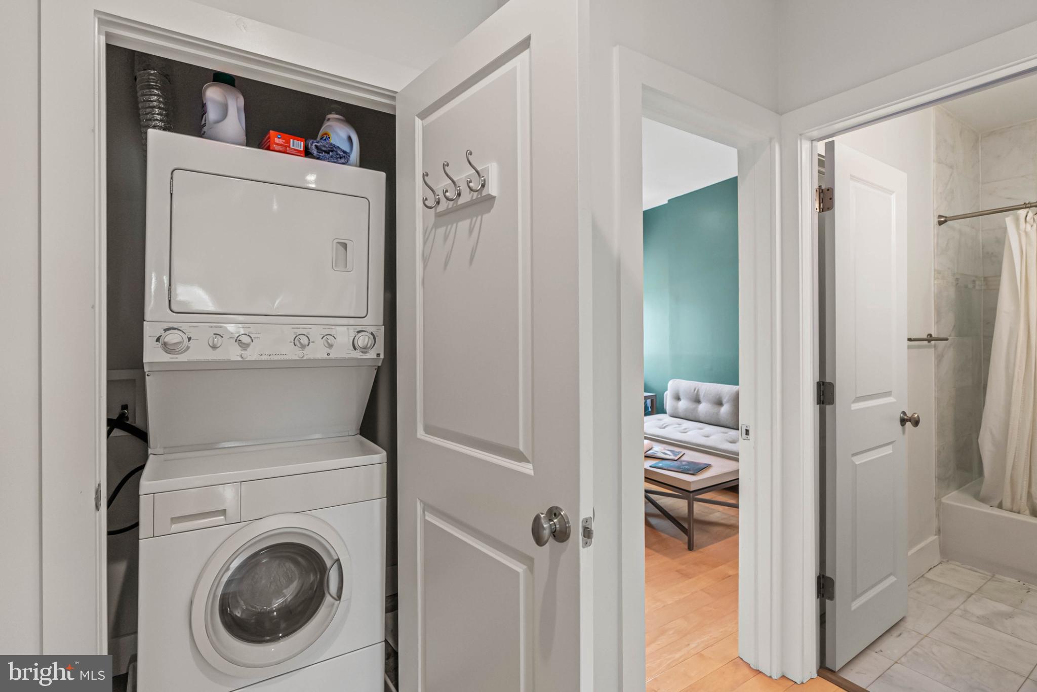 3311 13th Street Northwest, Unit 5 Washington, DC 20010 - Photo 25 of 36 washer/dryer in unit on bedroom level
