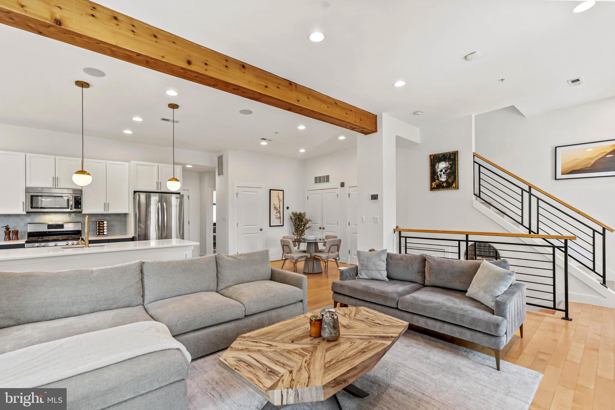 3311 13th Street Northwest, Unit 5 Washington, DC 20010 - Photo 7 of 36 Modern elegance in an open living space.