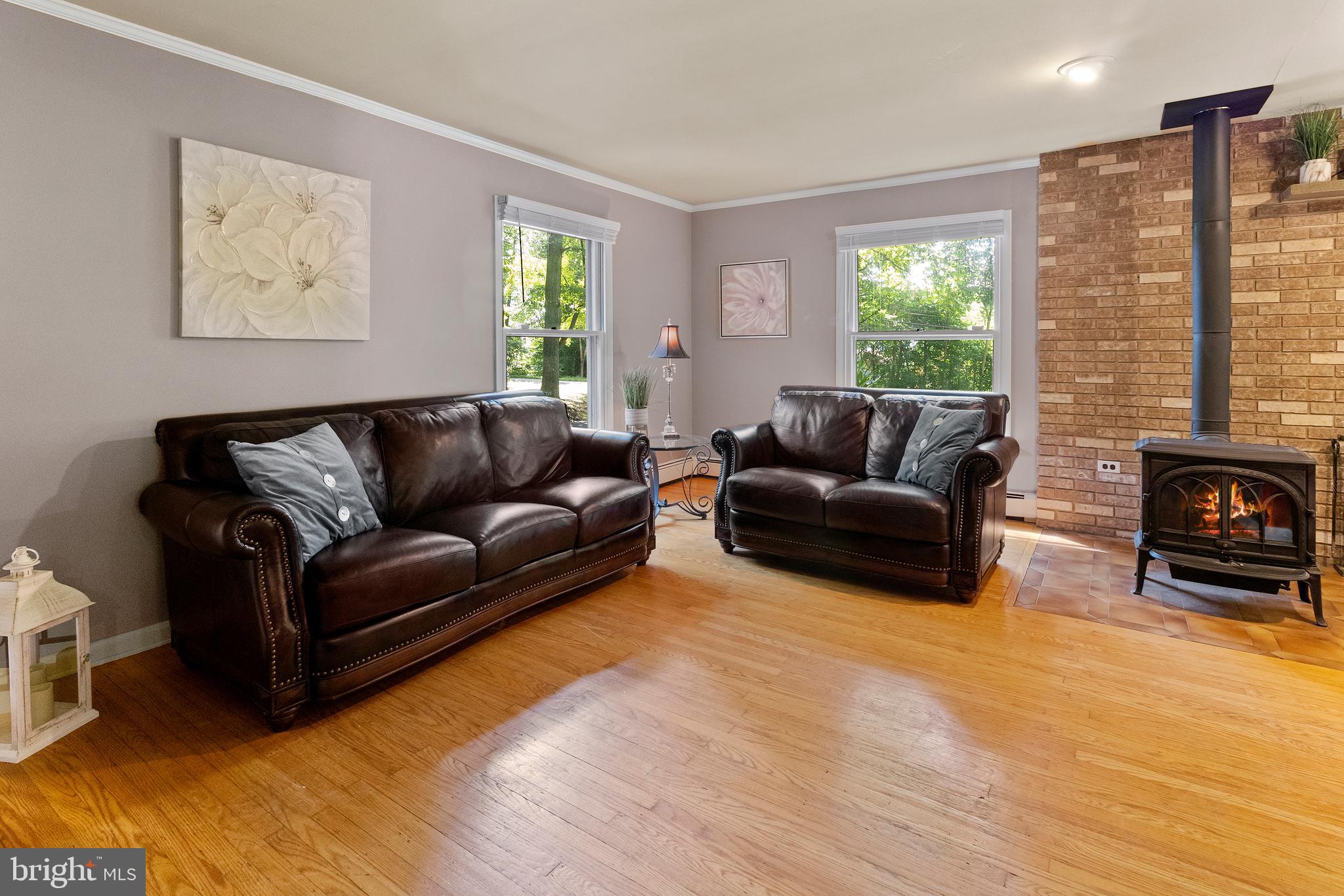 1126 Township Line Road Chalfont, PA 18914 - Photo 11 of 33 Enjoy the Wood Burning Stove