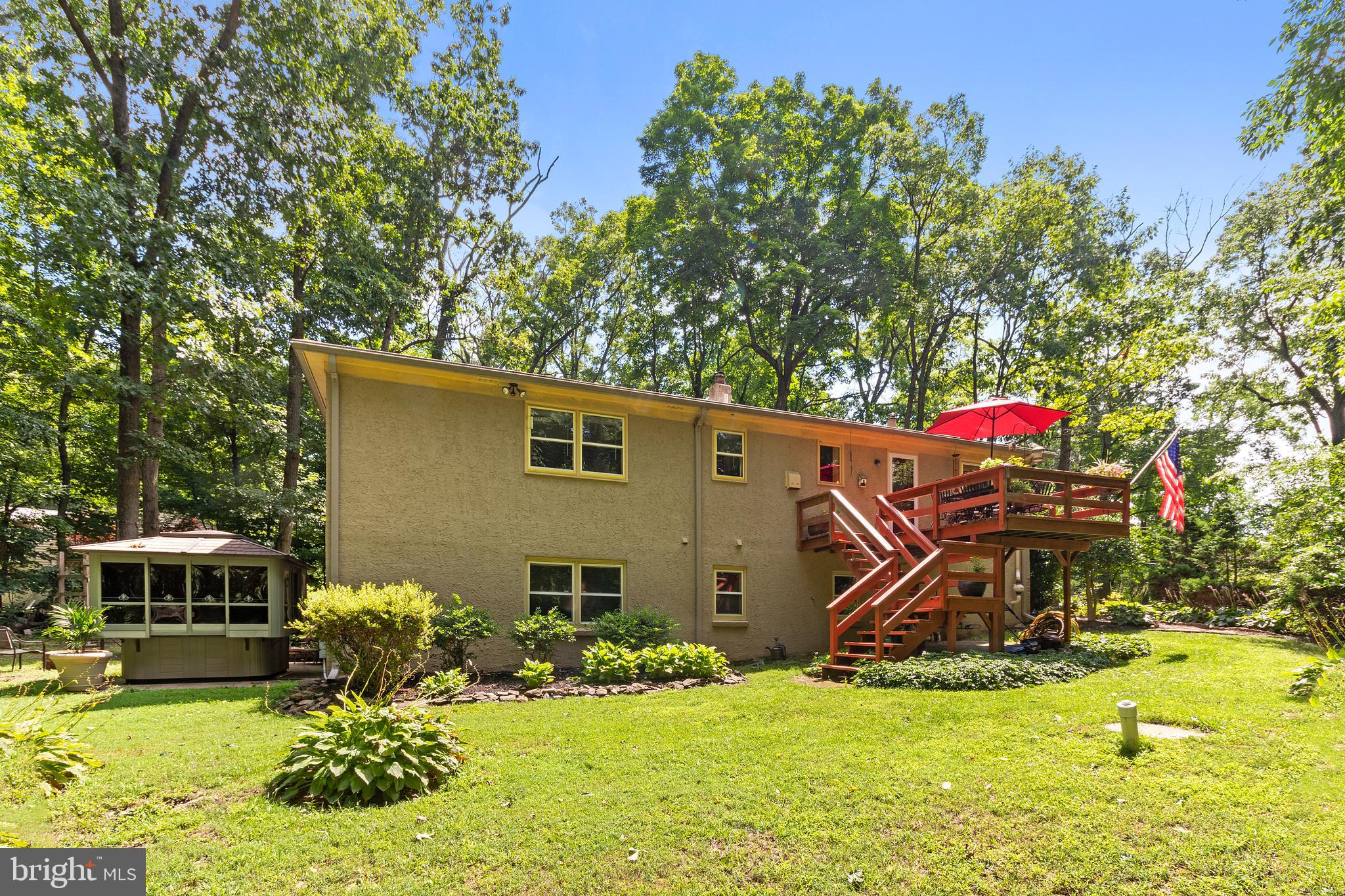 1126 Township Line Road Chalfont, PA 18914 - Photo 3 of 33 Beautiful Backyard and Deck