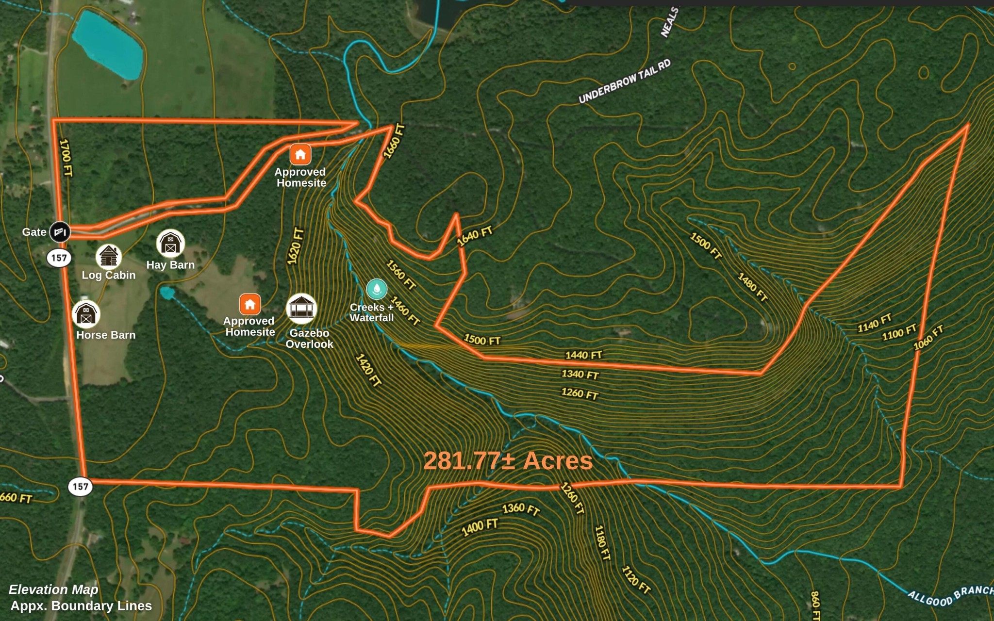 36 Still Hollow Road Menlo, GA 30731 - Photo 7 of 63 a view of a tennis court