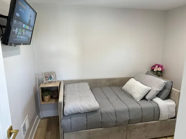 a house view with a seating space