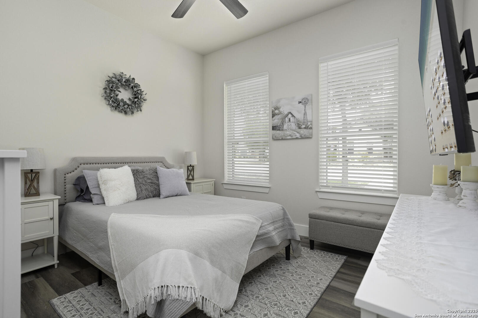 1121 Gruene Road, Unit A New Braunfels, TX 78130 - Photo 23 of 28 a bedroom with a bed and a window