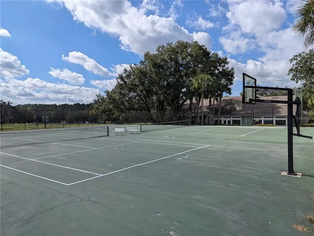 a view of a tennis court
