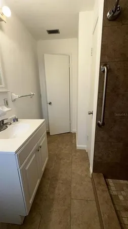 a view of storage and utility room