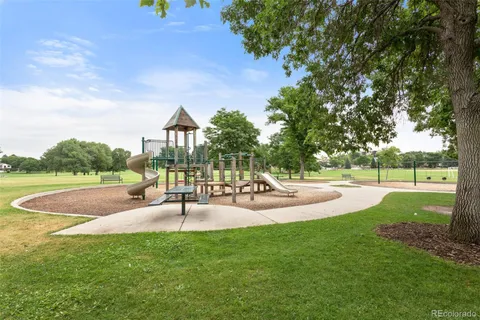 a view of outdoor space with playground