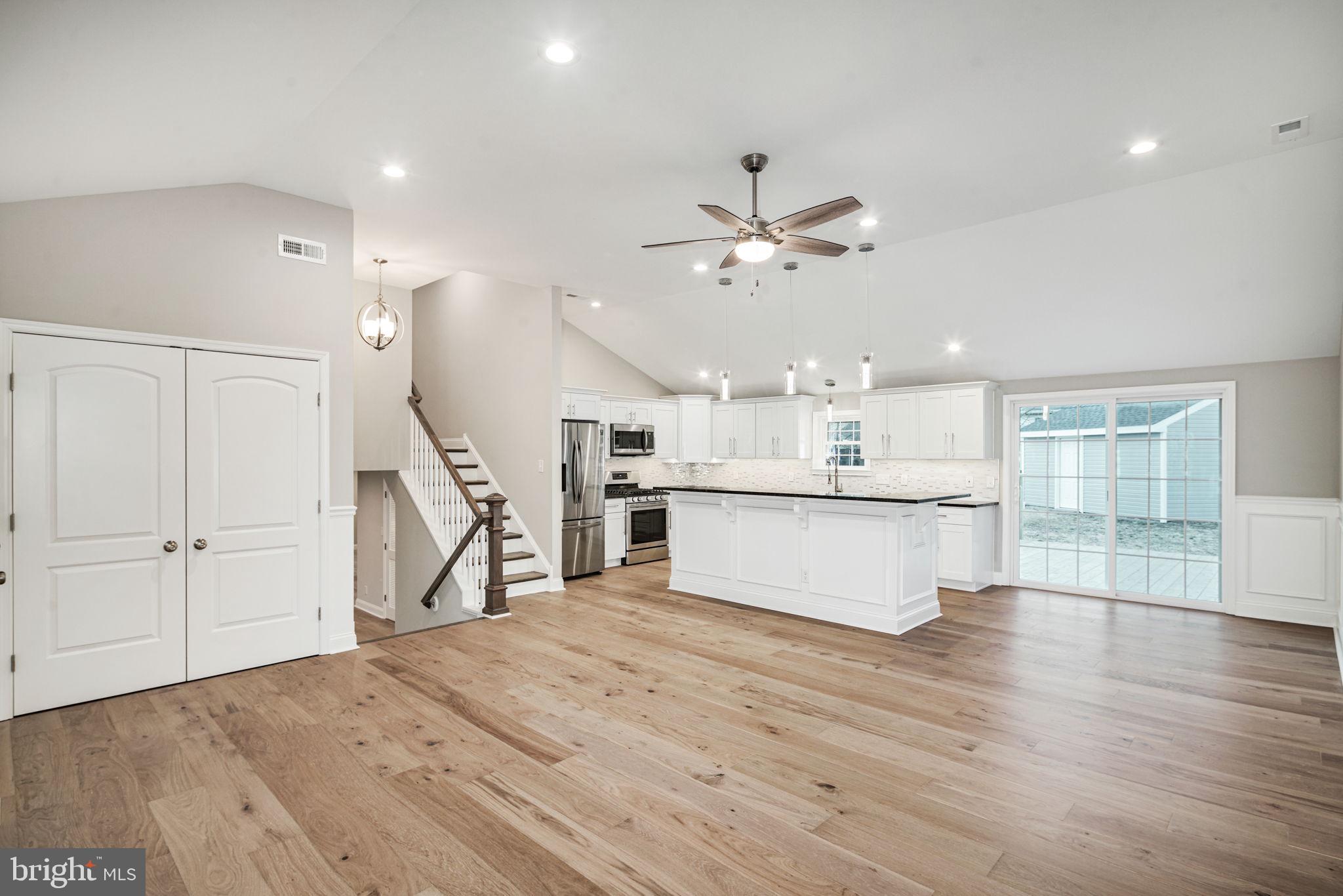 512 Berwyn Road Morrisville, PA 19067 - Photo 12 of 34 Open Floor Plan Kitchen, Dining Room and Living Rm