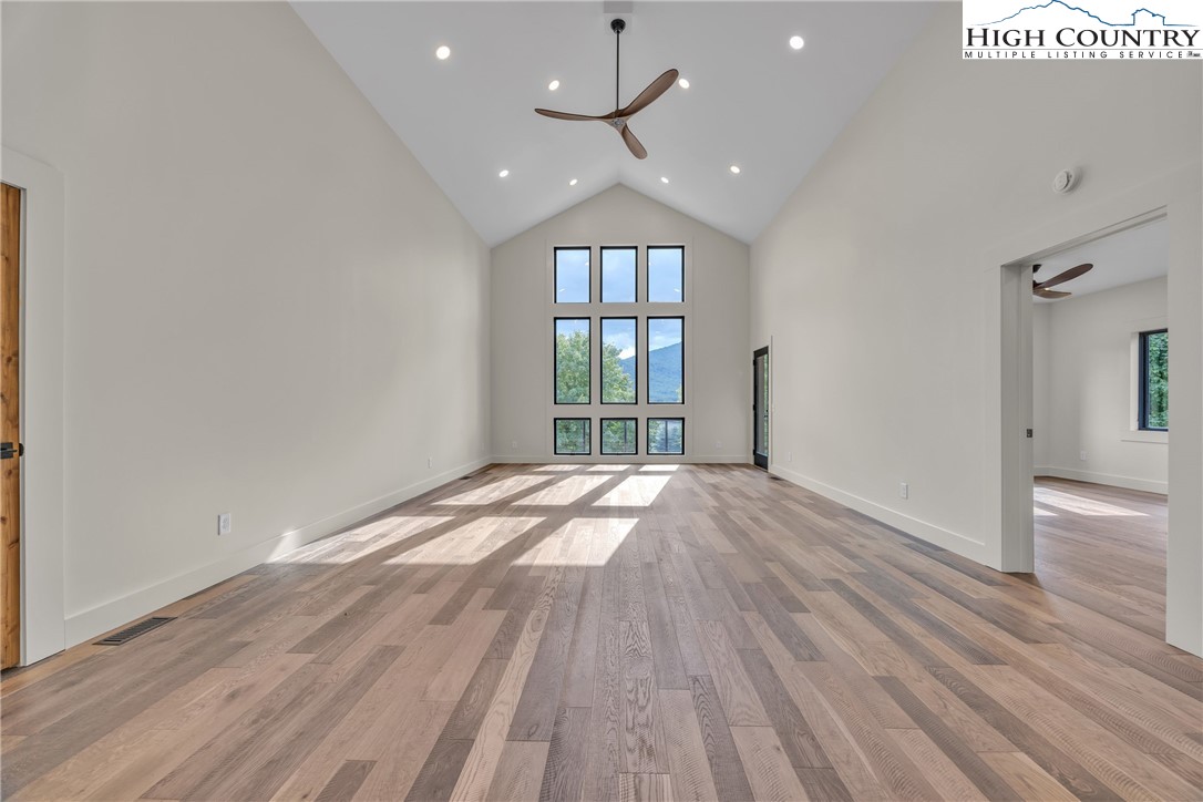 Range View Drive, Unit TBD Jefferson, NC 28640 - Photo 35 of 46 a view of empty room with wooden floor and fan