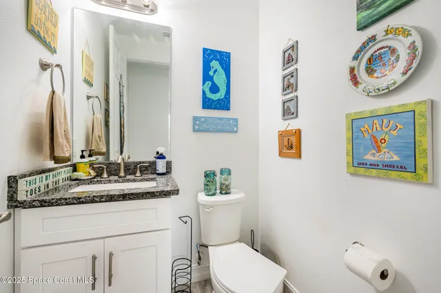 a bedroom with a bed and furniture