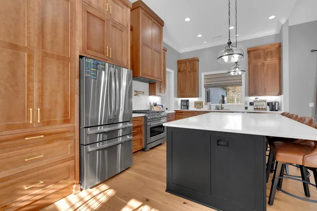 a room with bookshelf and a window