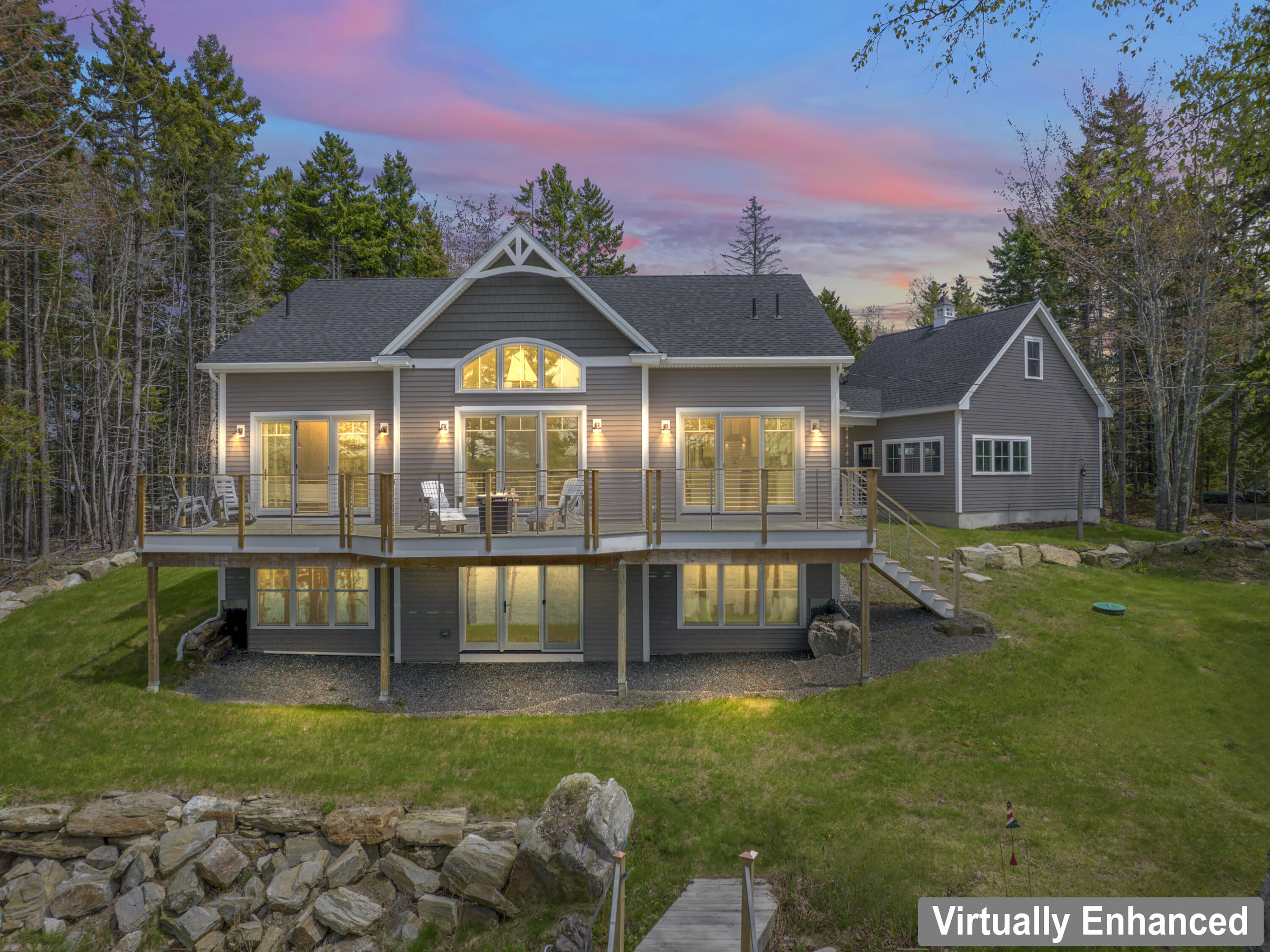 258 Gun Point Road Harpswell, ME 04079 - Photo 43 of 102 258 Gun Point Rd_105 - virtual twilight