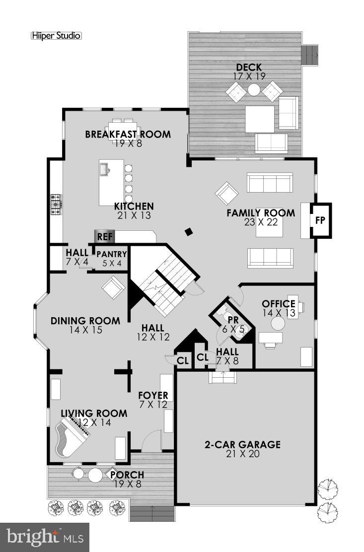 2905 Random Road Falls Church, VA 22042 - Photo 72 of 74 Main level floor plan
