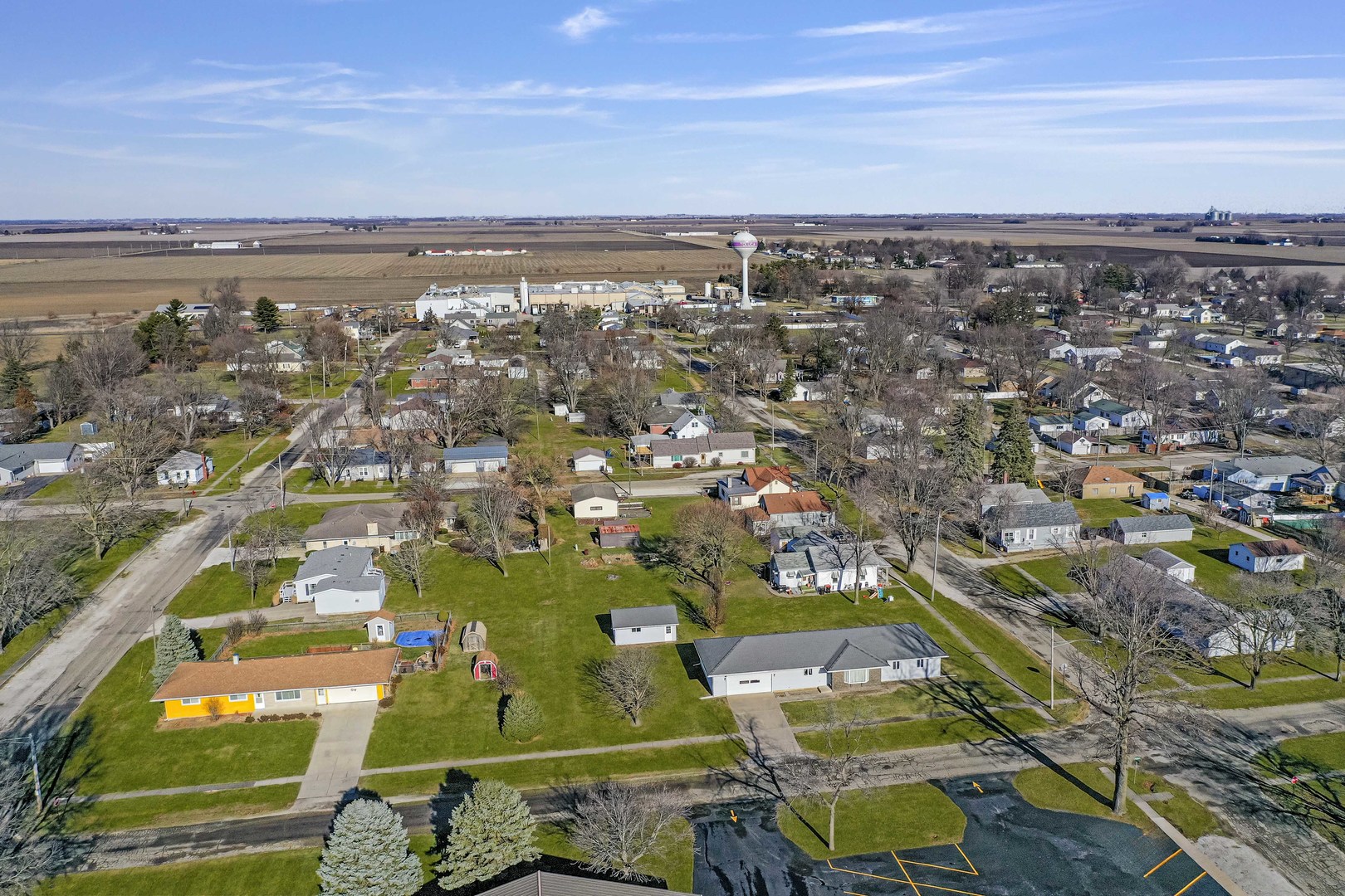 313 West Topeka Street Toluca, IL 61369 - Photo 32 of 32 an aerial view of residential houses with outdoor space