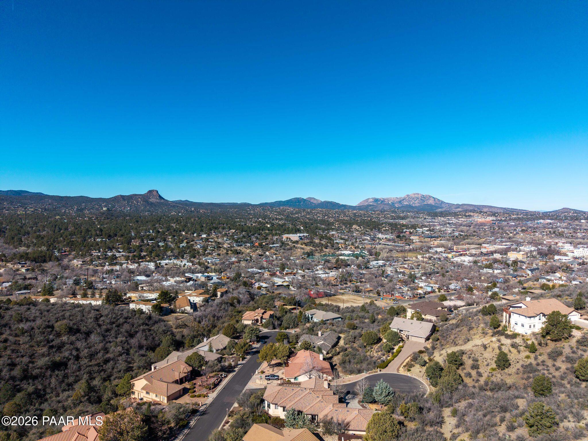 362 Summit Pointe Drive Prescott, AZ 86303 - Photo 7 of 9 an aerial view of residential houses and city view
