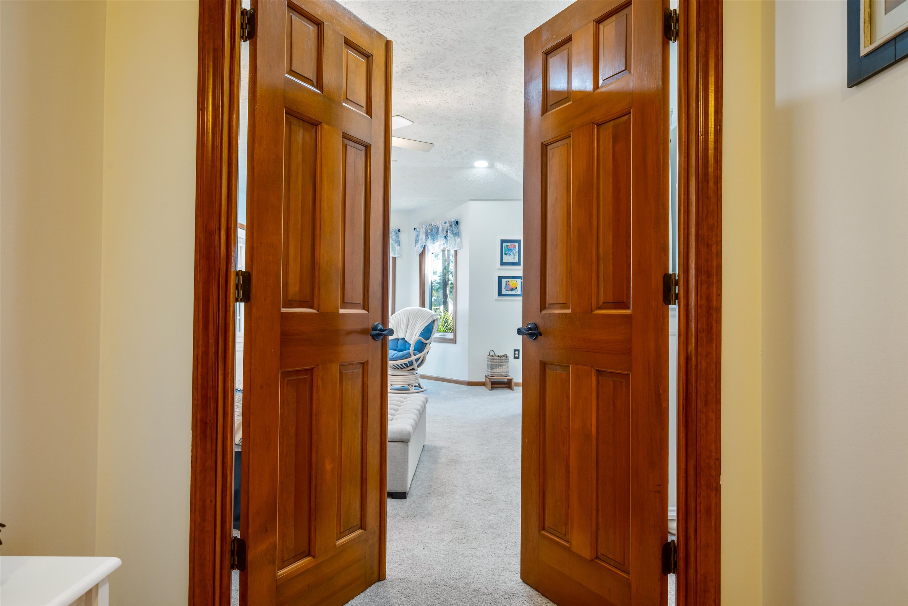 4746 National Drive Myrtle Beach, SC 29579 - Photo 14 of 40 Corridor with light carpet and a textured ceiling