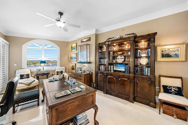 a view of a ocean from a balcony