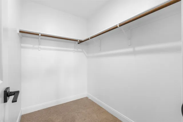 a small space with a shower