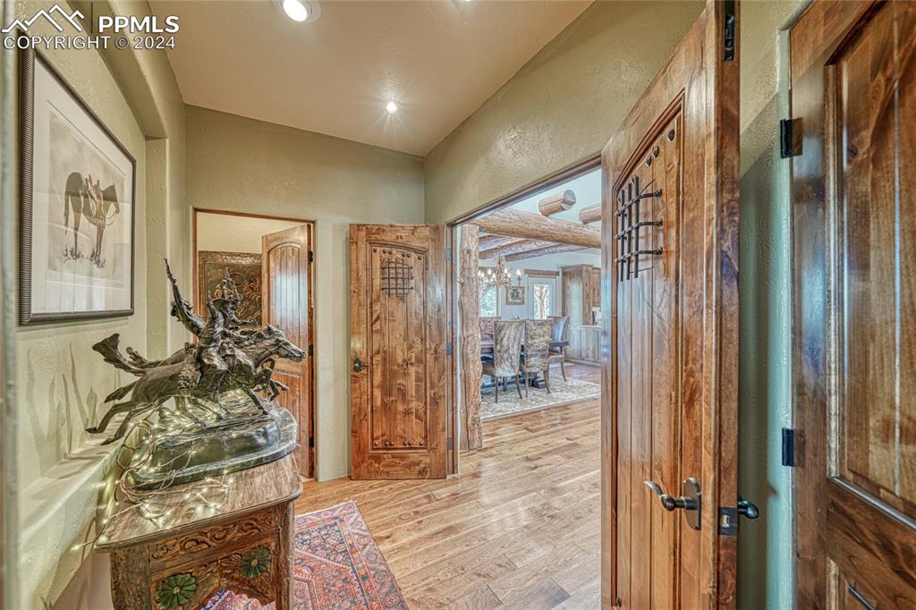 1328 Round Up Road Westcliffe, CO 81252 - Photo 23 of 50 a bathroom with a glass door shower and a sink