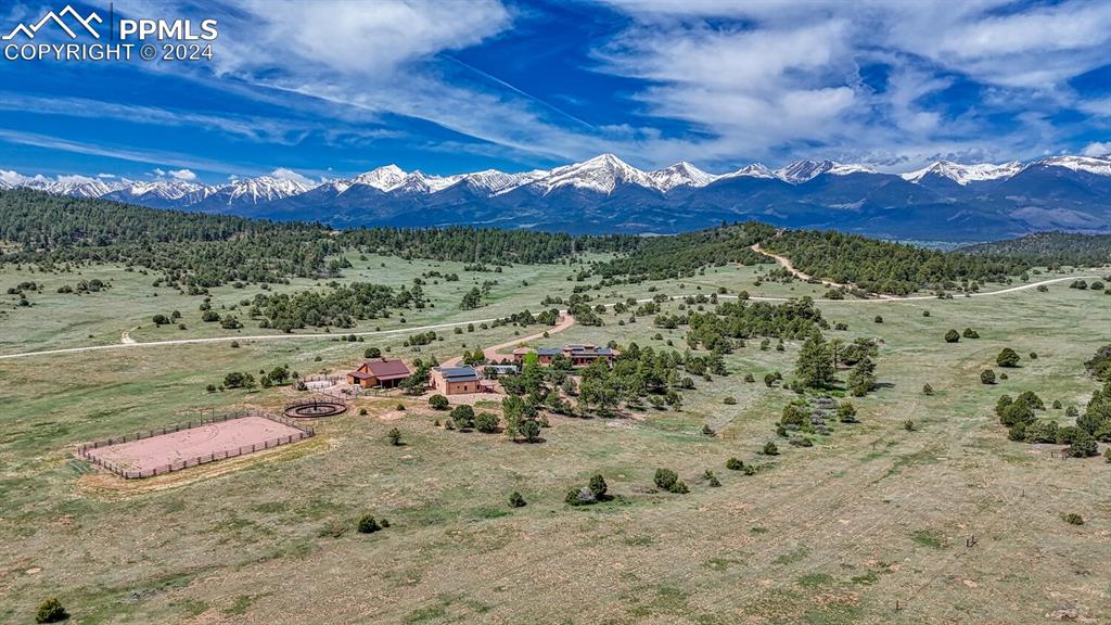 1328 Round Up Road Westcliffe, CO 81252 - Photo 44 of 50 a view of a mountain with a lake