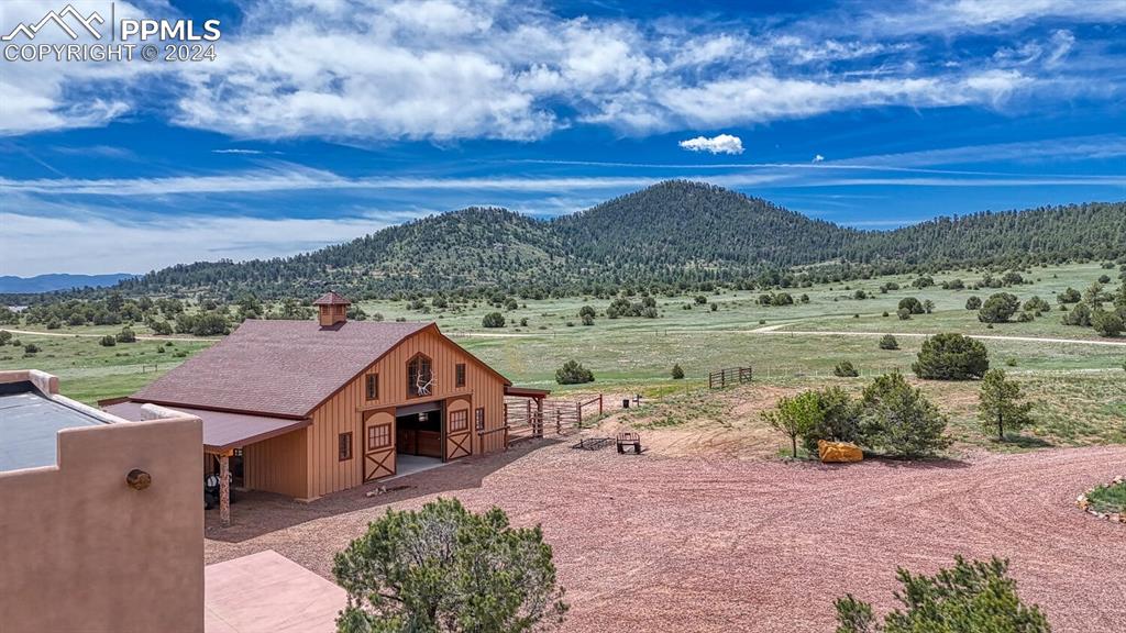 1328 Round Up Road Westcliffe, CO 81252 - Photo 48 of 50 an aerial view of residential houses with outdoor space