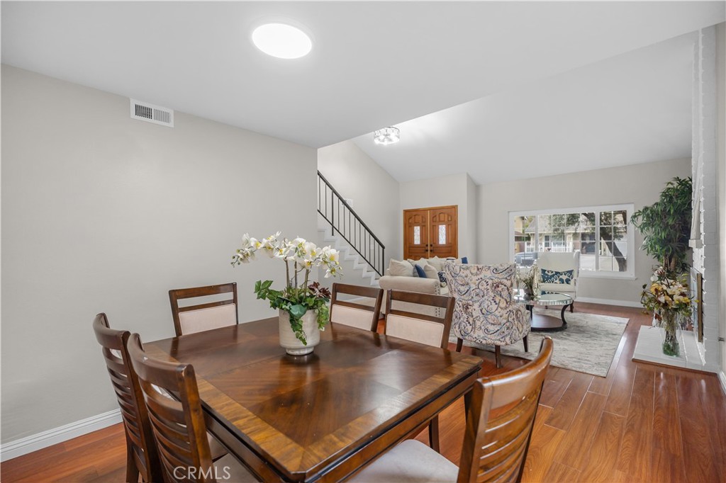 697 Farben Drive Diamond Bar, CA 91765 - Photo 24 of 54 a view of a dining room with furniture and wooden floor
