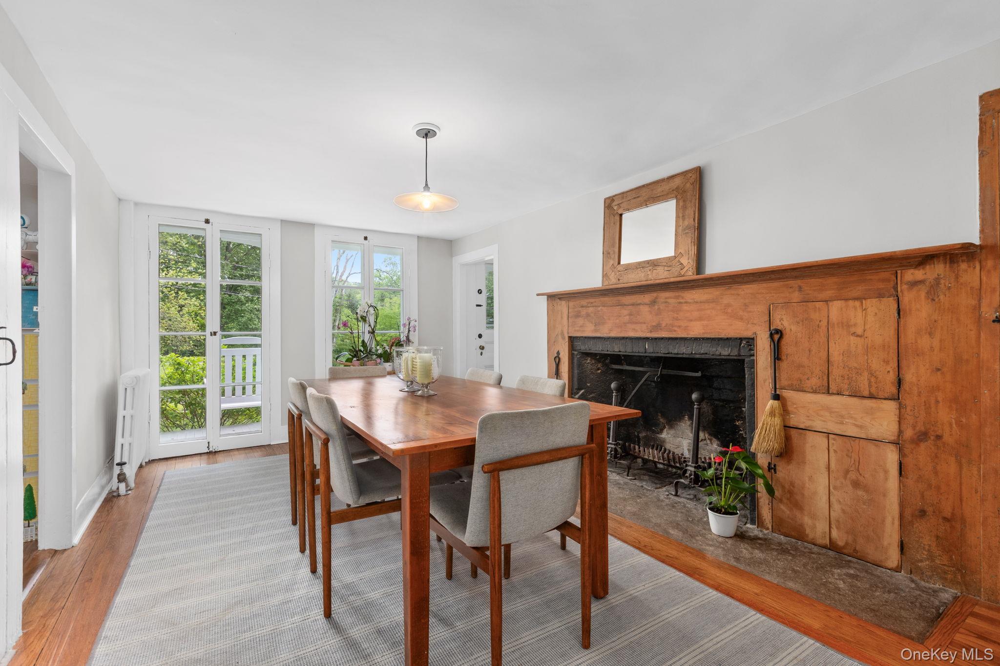 23 Pound Ridge Road Pound Ridge, NY 10576 - Photo 11 of 40 a view of a dining room with furniture window and outside view