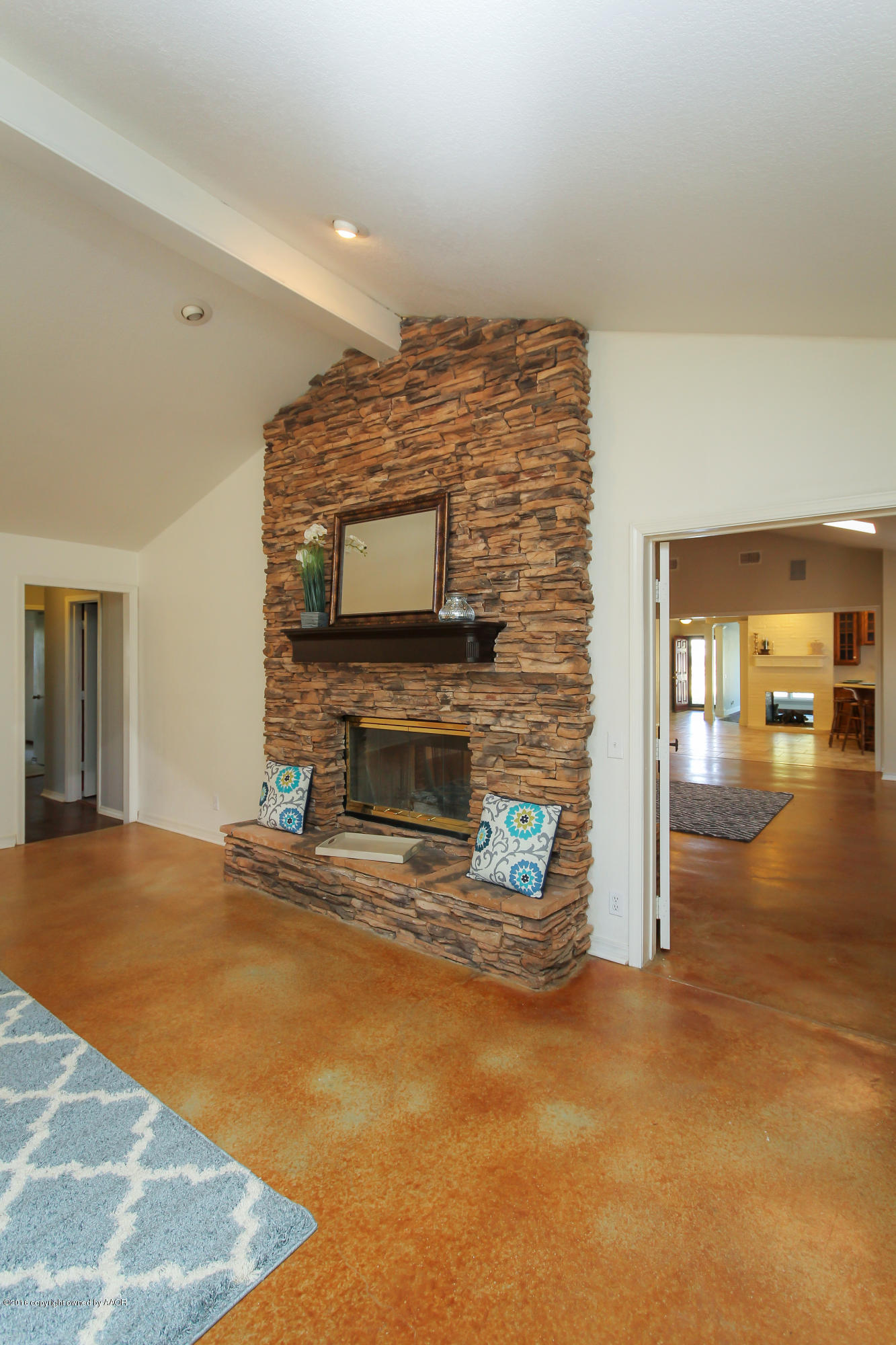 7915 Santa Fe Trail Amarillo, TX 79110 - Photo 51 of 57 a view of a livingroom with a fireplace