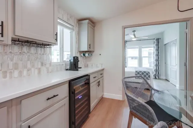 a view of front door