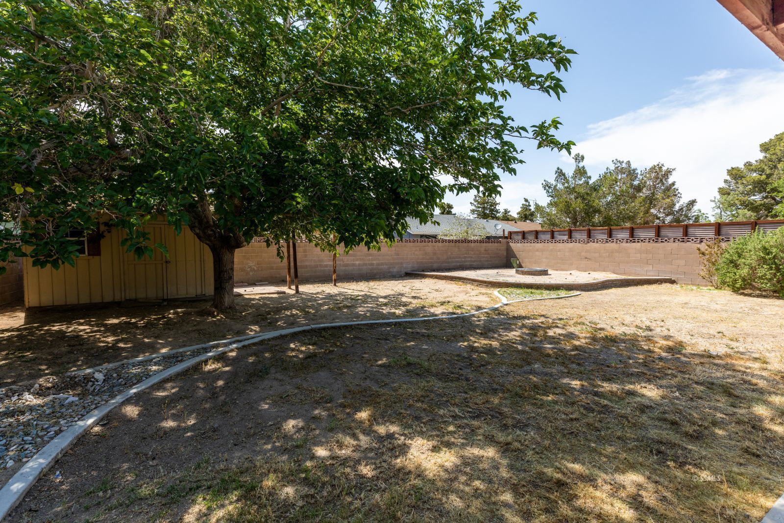 317 Mari Court Ridgecrest, CA 93555 - Photo 29 of 30 a view of a yard with a tree