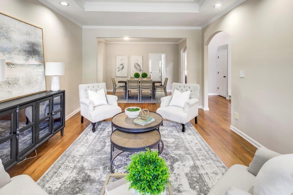 2059 Howell Mill Road Northwest Atlanta, GA 30318 - Photo 5 of 28 a living room with furniture and a large window