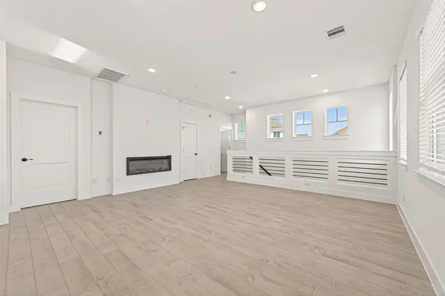 a view of a livingroom with a hardwood